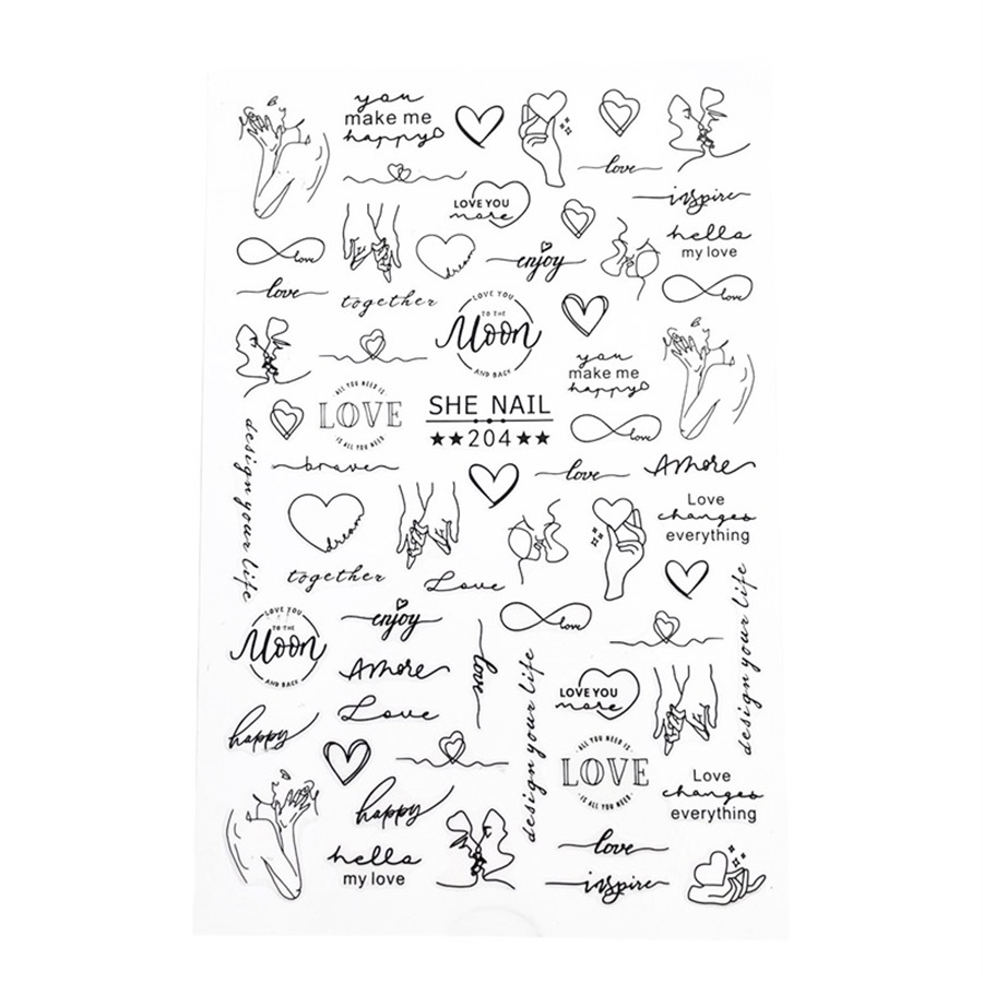 AD MAIORA NAILS STIKERS N. 204