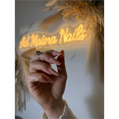 builder gel cover nude ad maiora nails steso